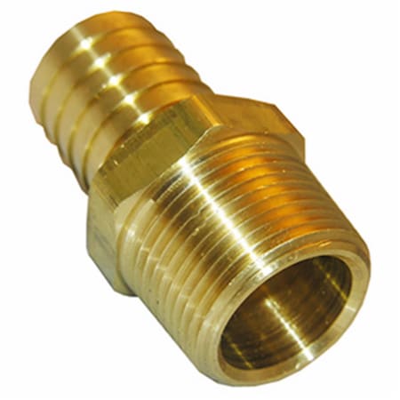 LARSEN SUPPLY CO 0.25 in. Male Pipe Thread x 0.25 in. Hose Barb Adapter, 6PK 208096